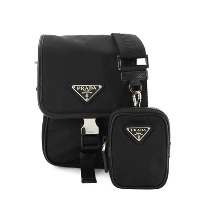 Prada Nylon Black Shoulder Bags
