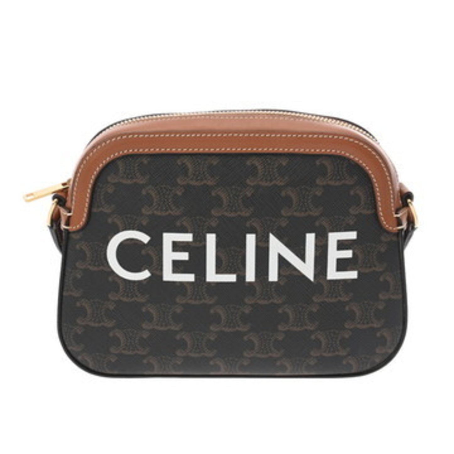 Celine Pvc Brown Shoulder Bags
