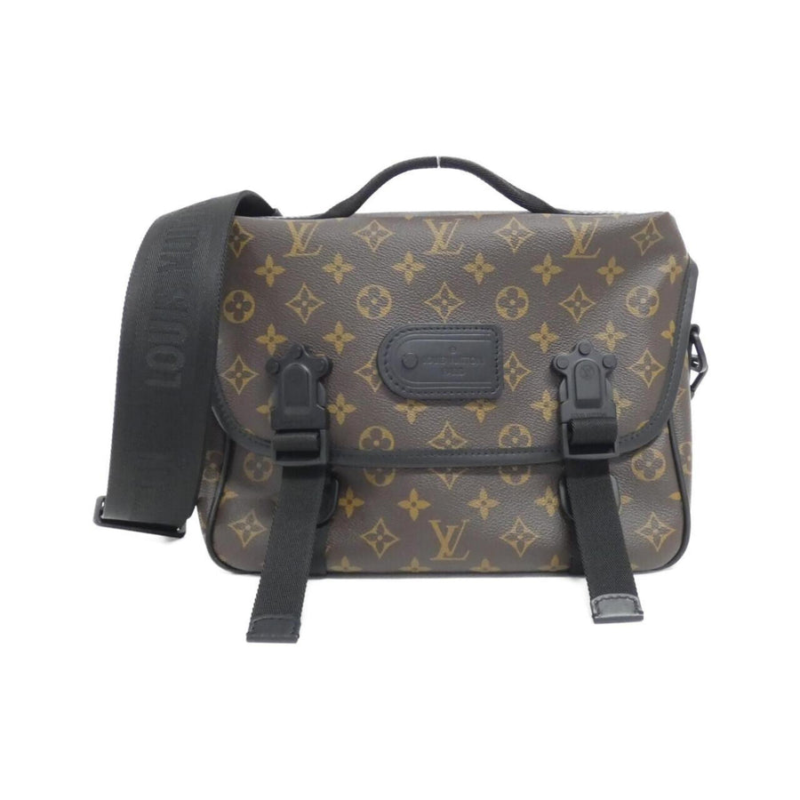 Louis Vuitton Coated Canvas Black Shoulder Bags