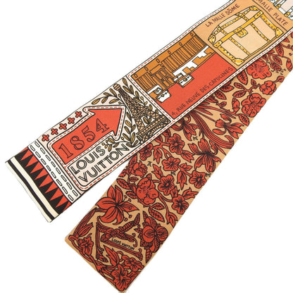 Louis Vuitton Silk Brown Scarves