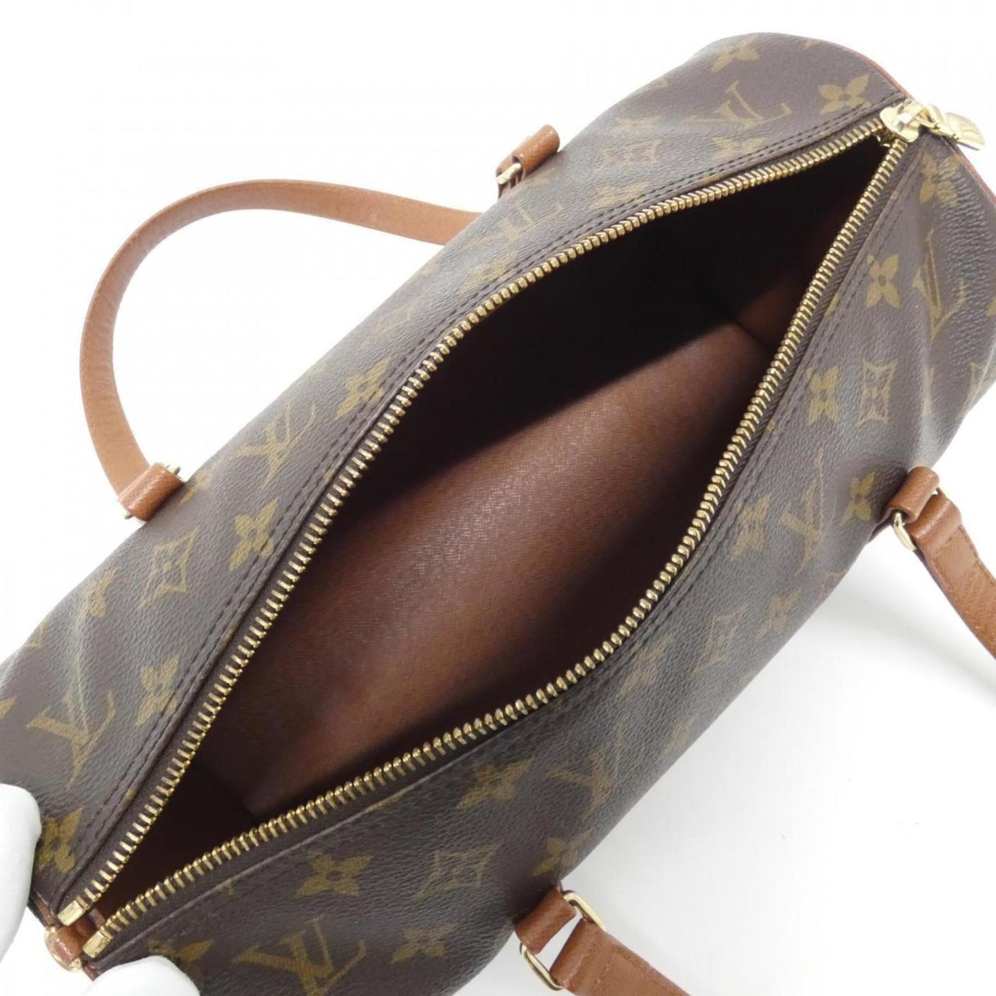 Louis Vuitton Coated Canvas Brown Handbags