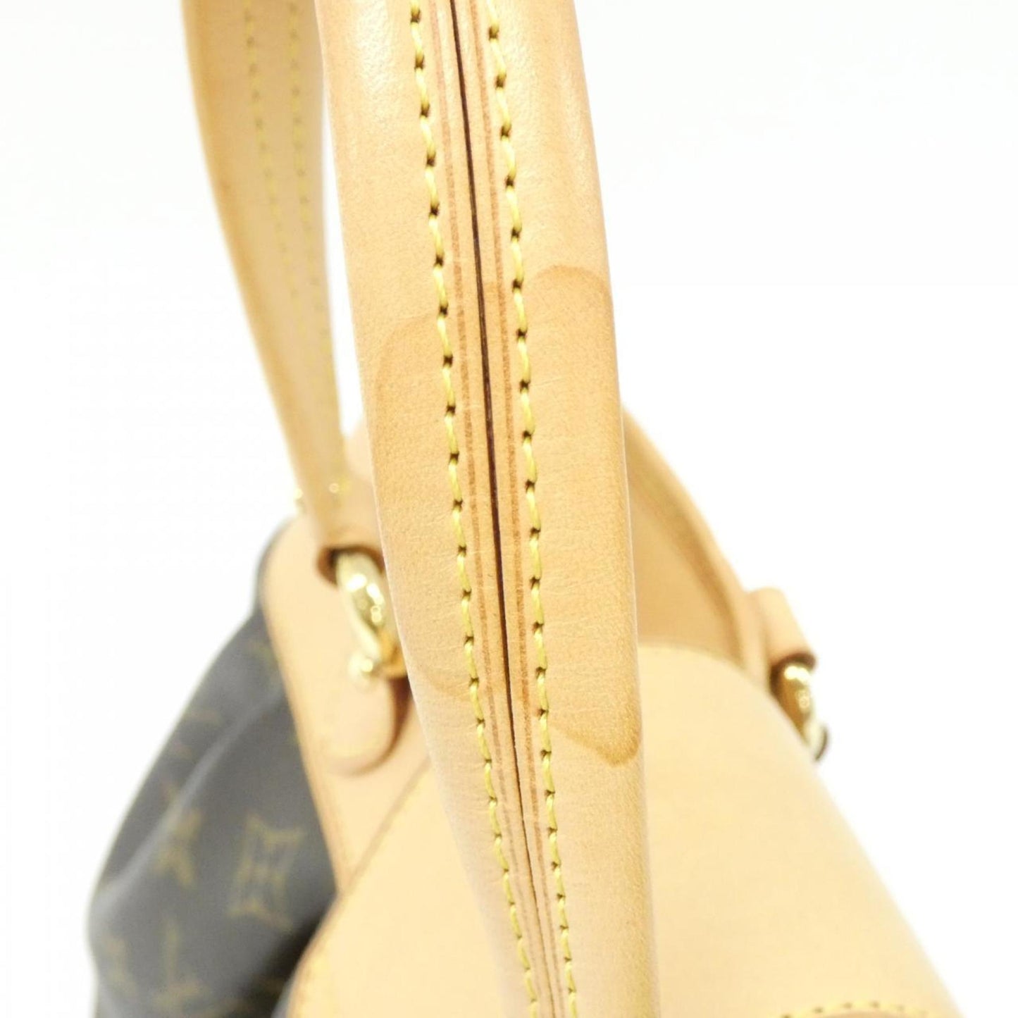 Louis Vuitton Coated Canvas Brown Handbags