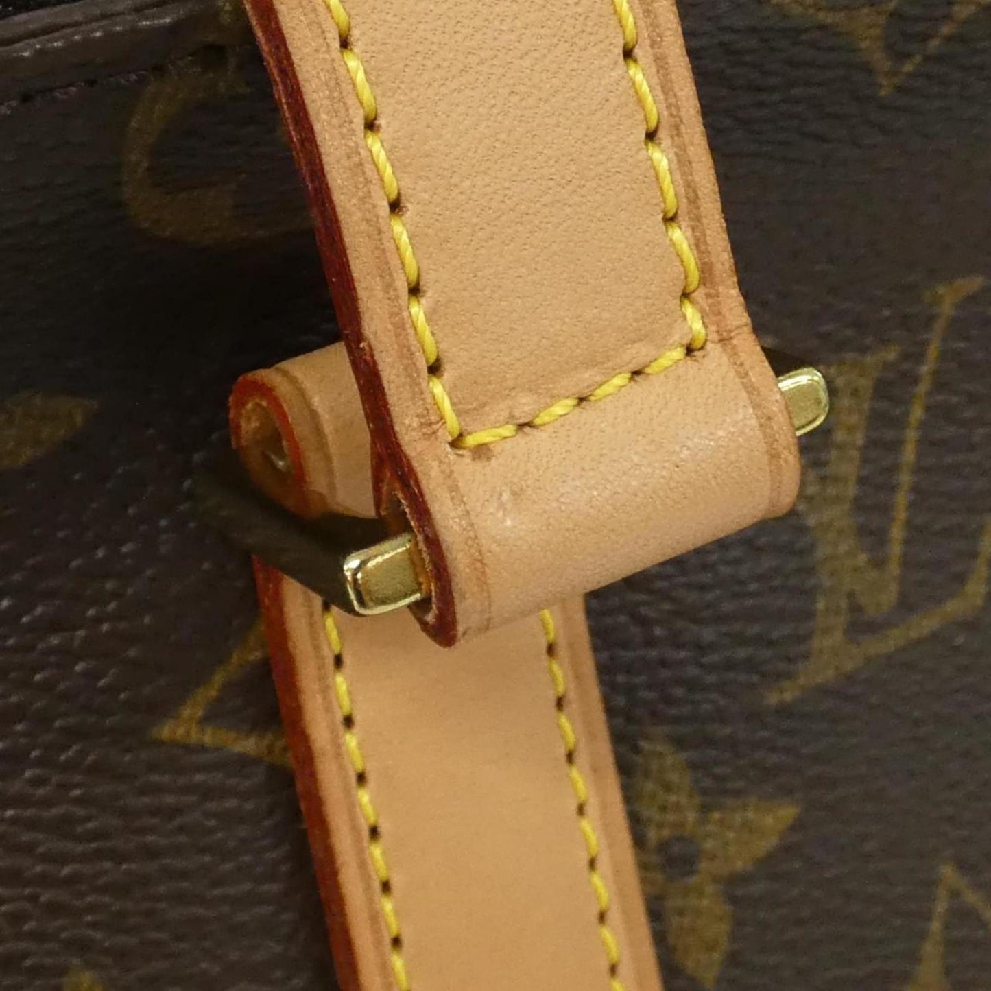Louis Vuitton Coated Canvas Brown Handbags