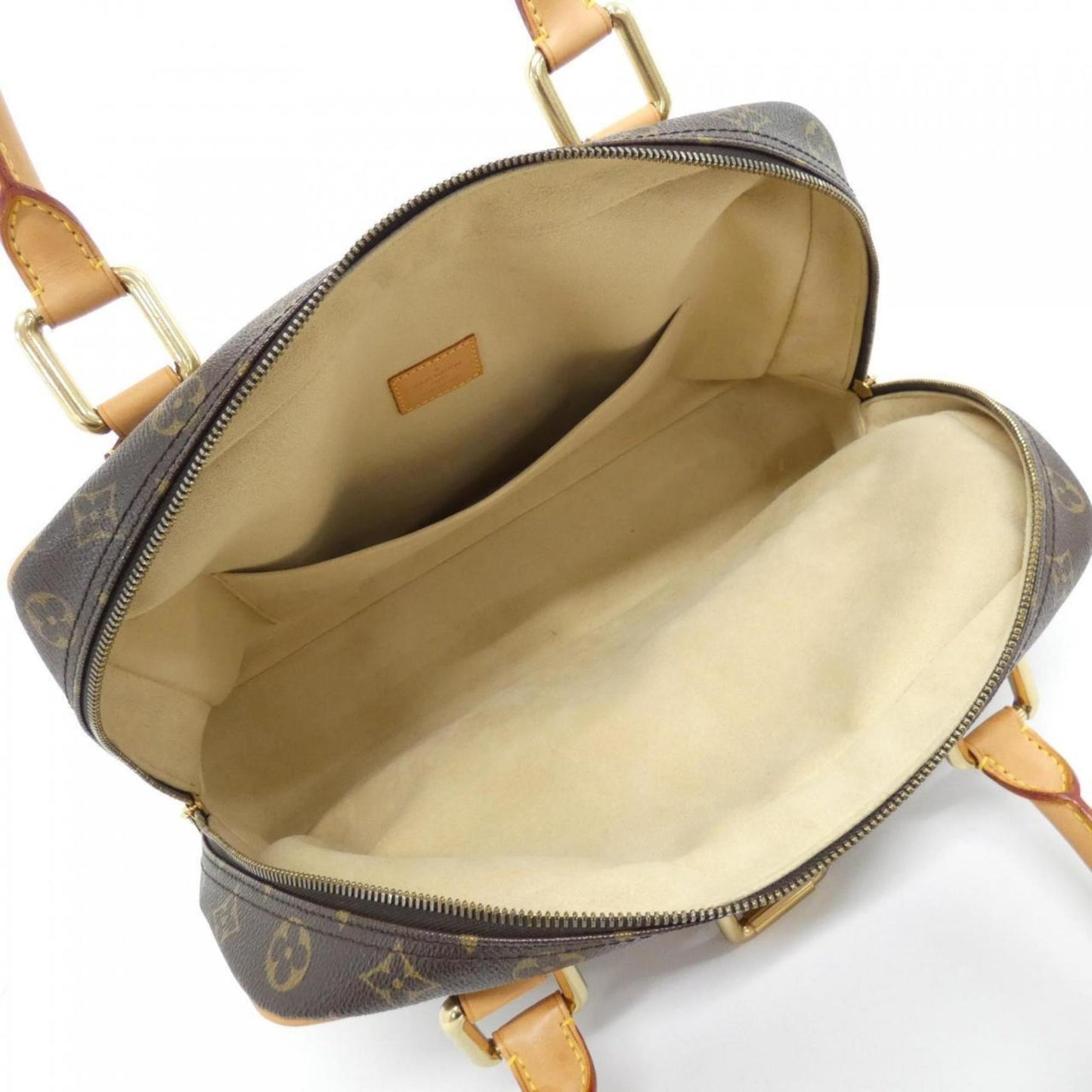 Louis Vuitton Coated Canvas Brown Handbags