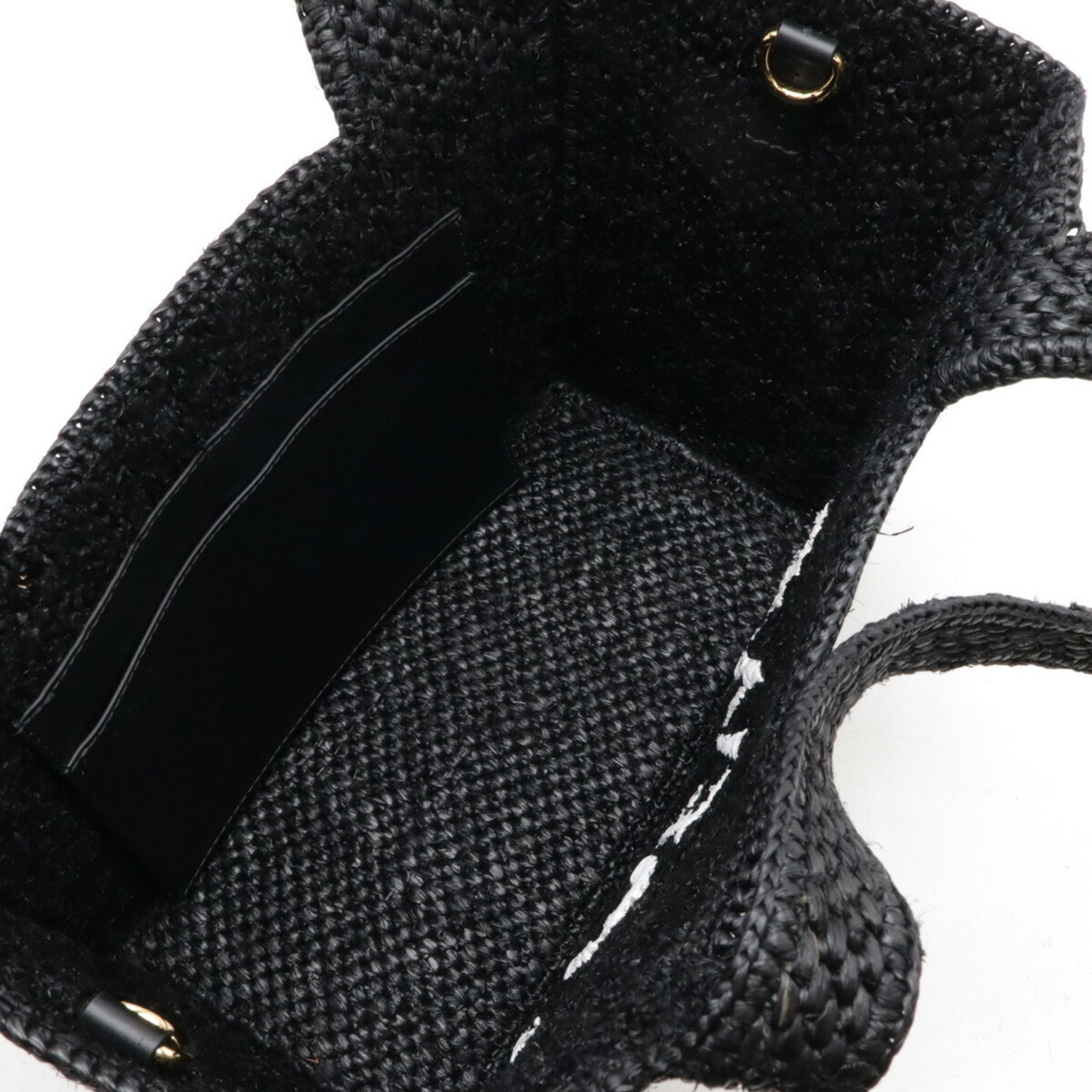 Loewe Woven Fabric Black Shoulder Bags