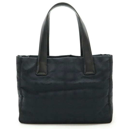 Chanel Woven Fabric Black Shoulder Bags