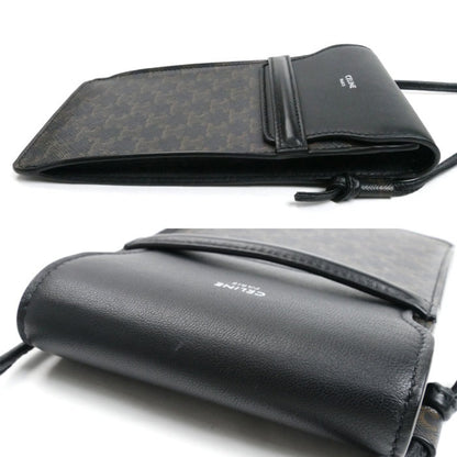 Celine Canvas Black Shoulder Bags
