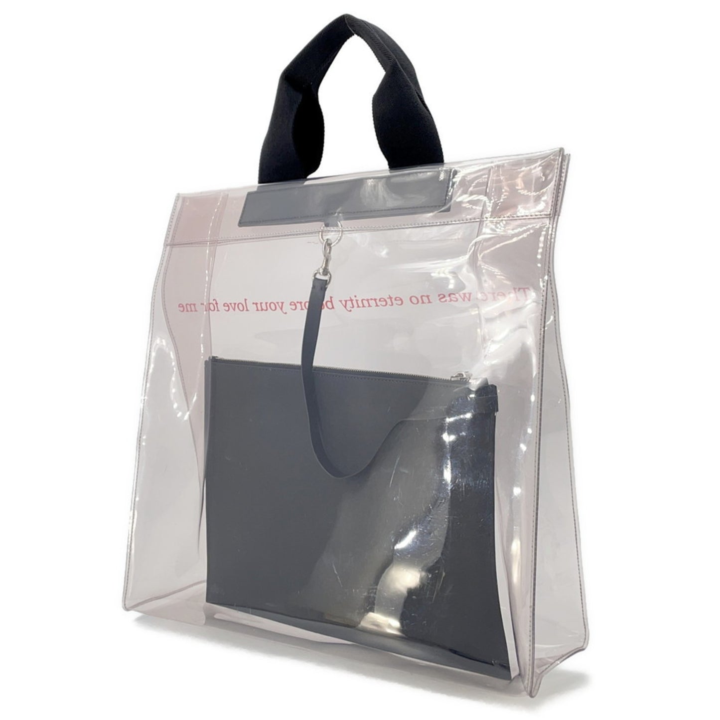 Valentino Pvc Black Tote Bags