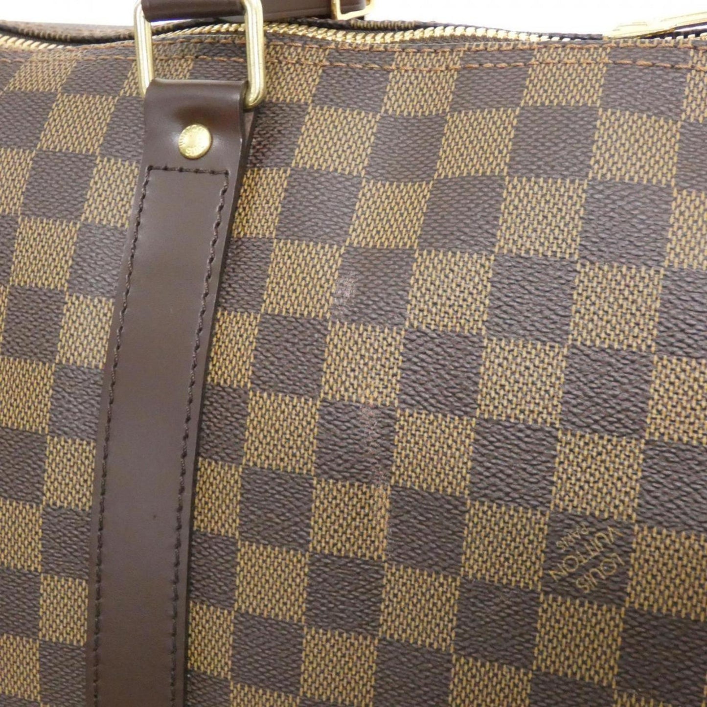 Louis Vuitton Coated Canvas Brown Travel Bags