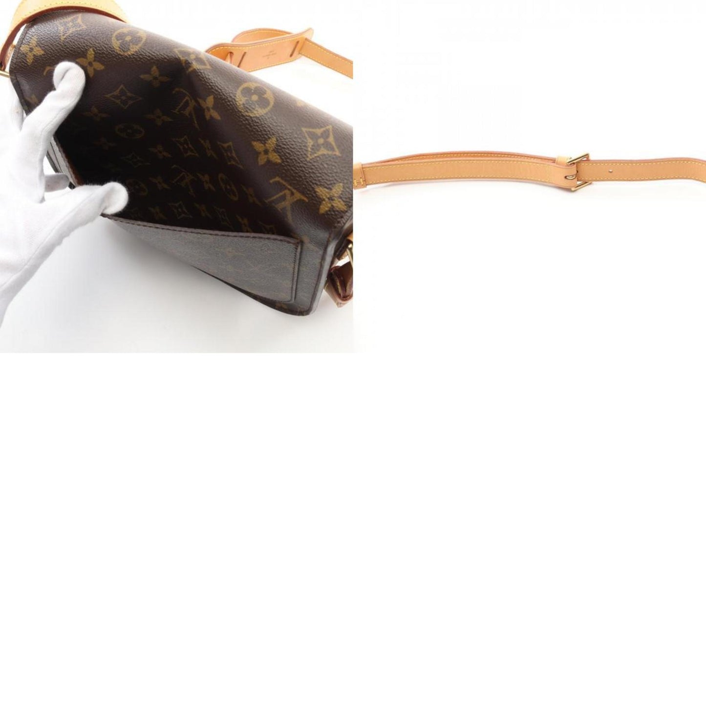 Louis Vuitton Monogram Canvas Brown Shoulder Bags
