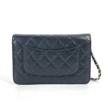 Chanel Calfskin Black Shoulder Bags