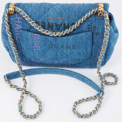 Chanel Denim Blue Shoulder Bags