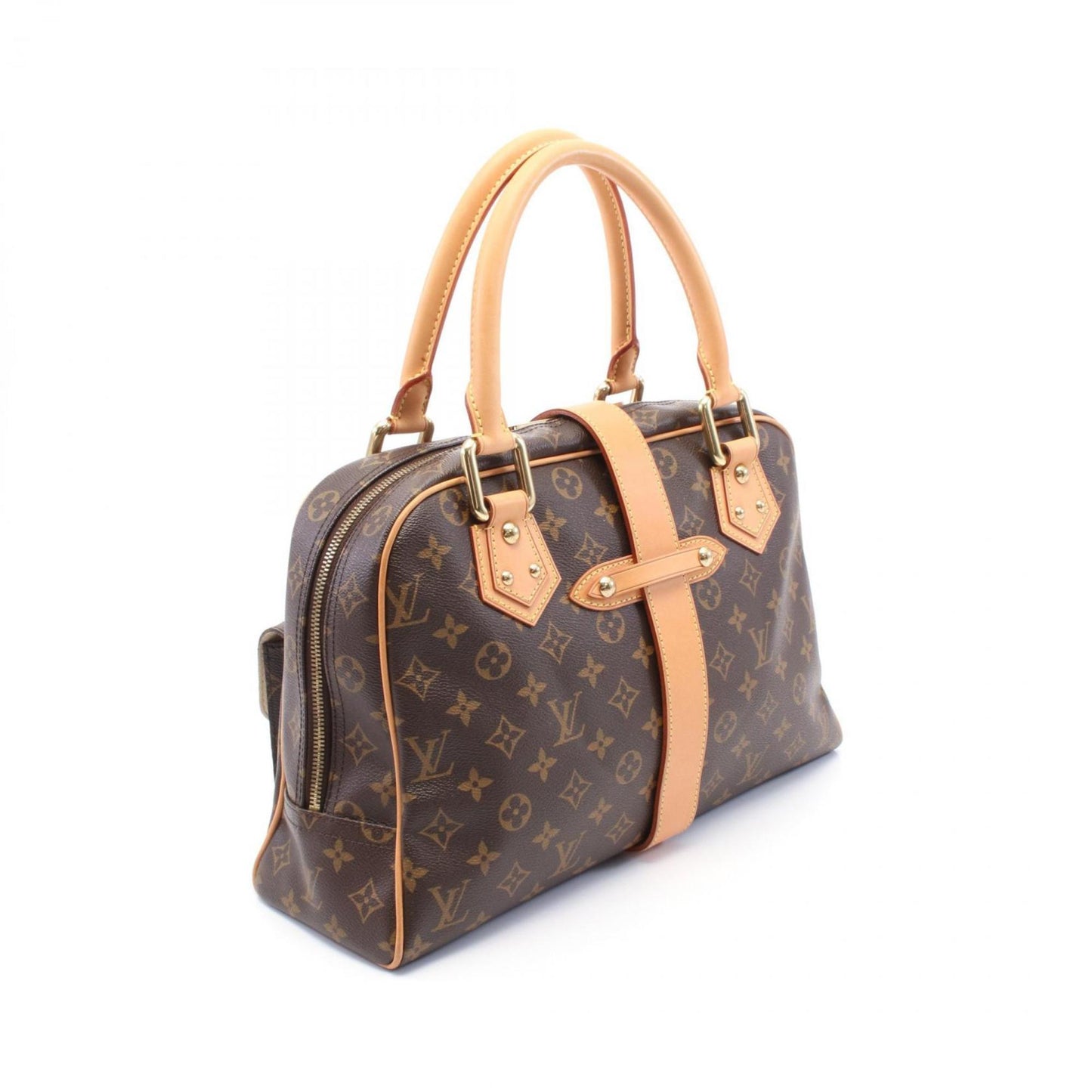 Louis Vuitton Coated Canvas Brown Handbags