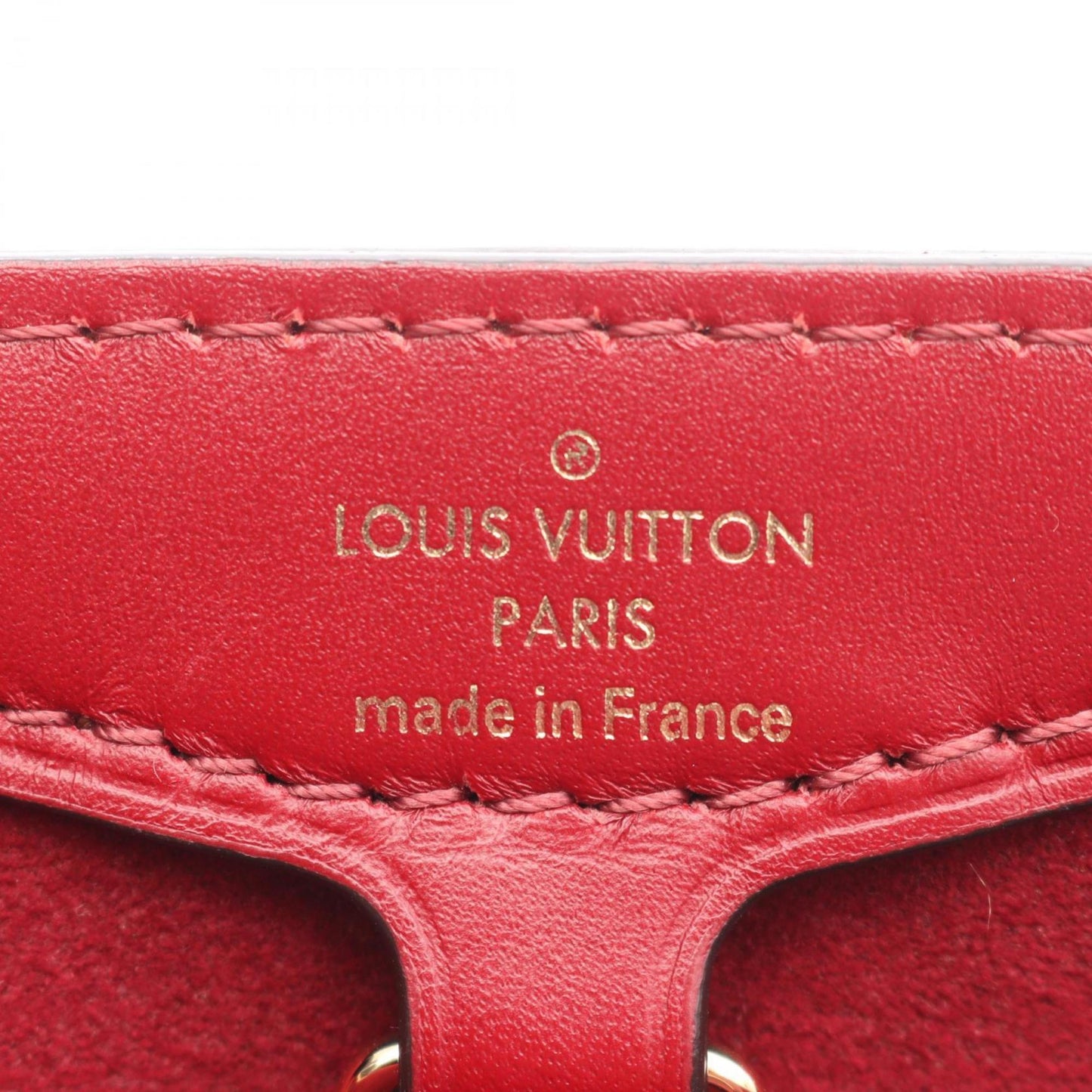 Louis Vuitton Coated Canvas Red Tote Bags
