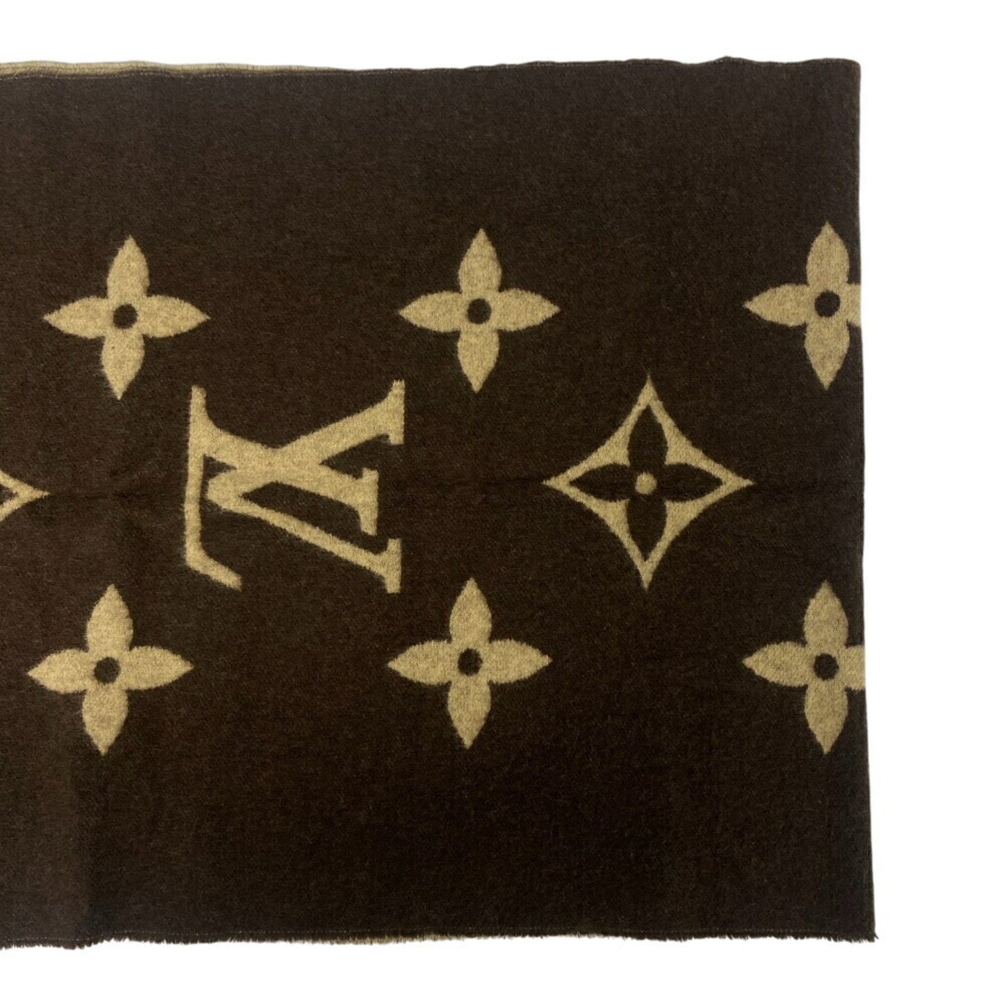 Louis Vuitton Monogram Canvas Brown Scarves