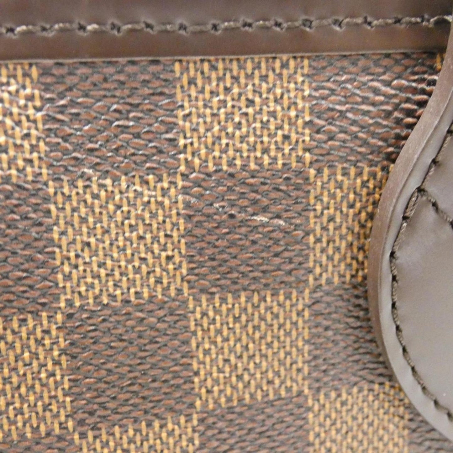 Louis Vuitton Coated Canvas Brown Handbags