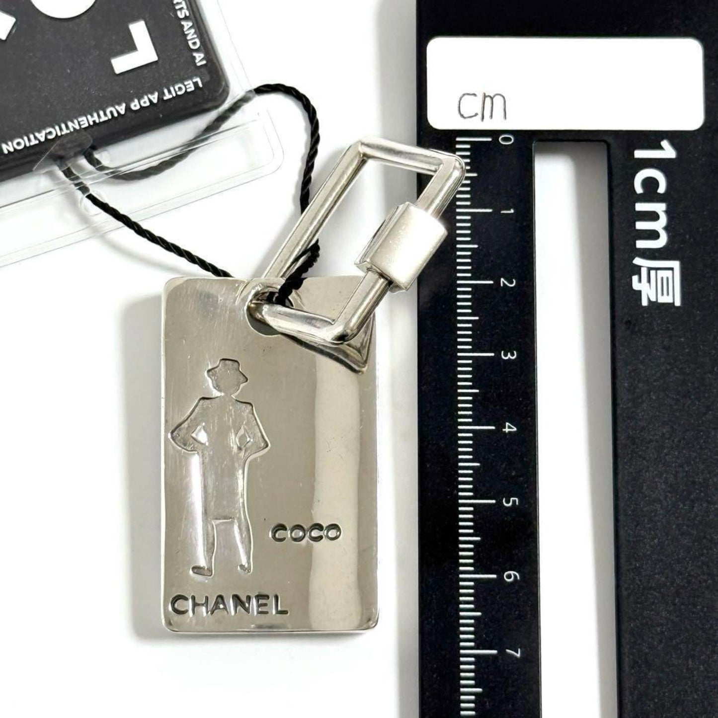 Chanel Silver Silver Key Rings