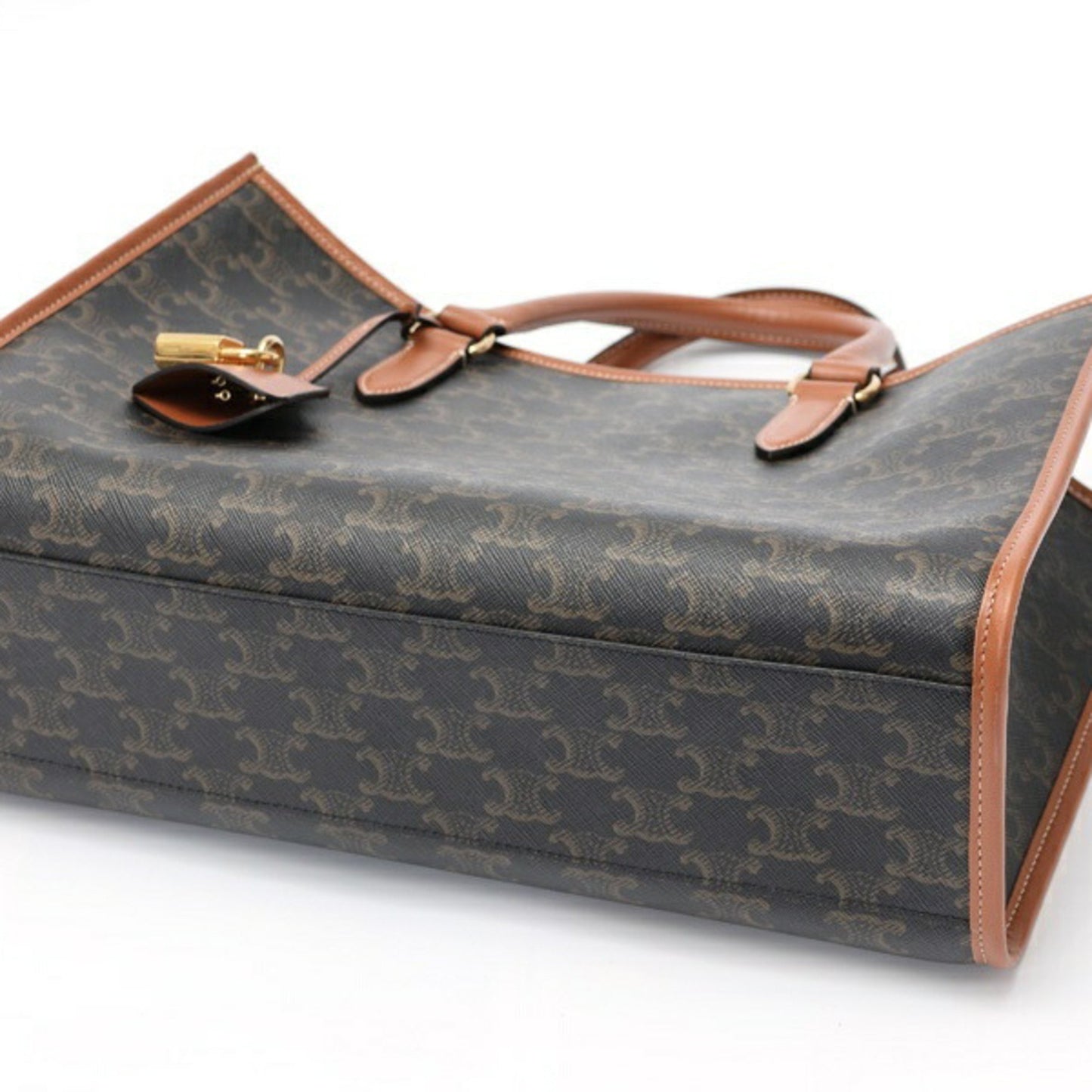 Celine Canvas Brown Tote Bags