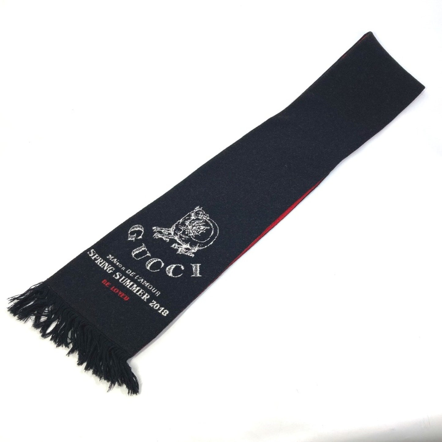 Gucci Wool Black Scarves