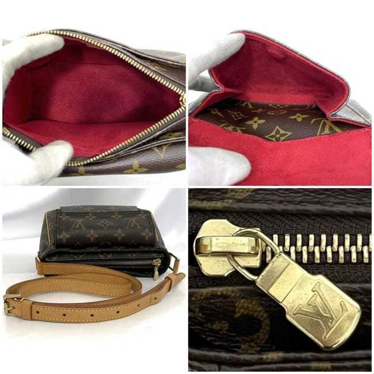 Louis Vuitton Monogram Canvas Brown Shoulder Bags