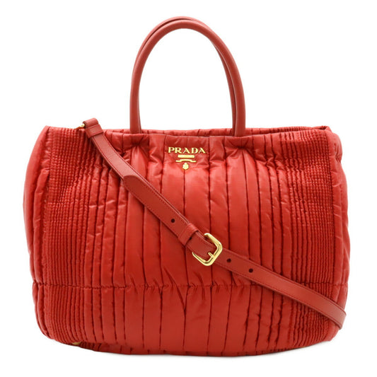 Prada Nylon Red Handbags