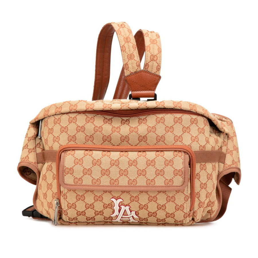 Gucci Canvas Brown Crossbody Bags