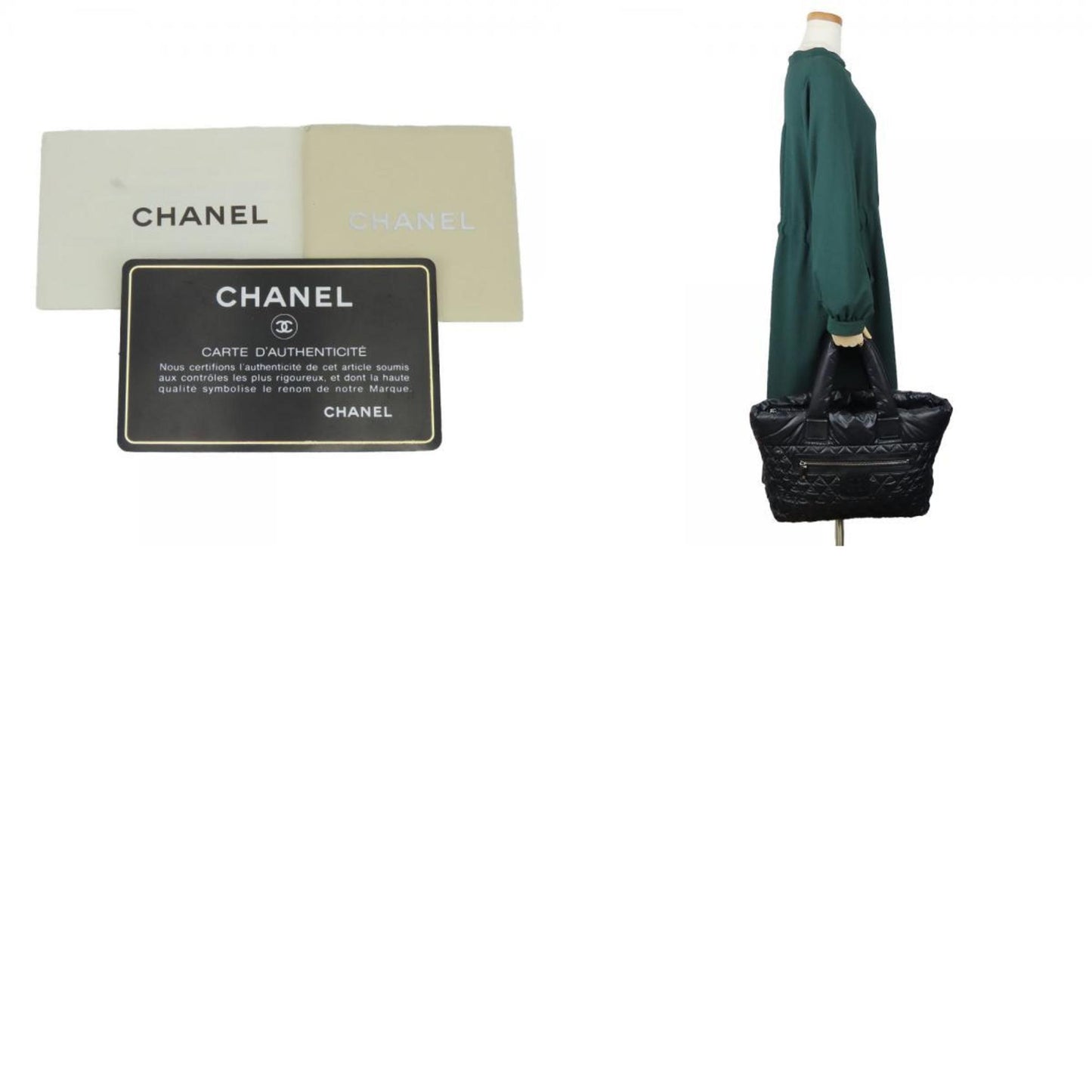 Chanel Nylon Black Tote Bags