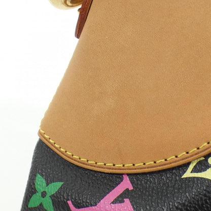 Louis Vuitton Coated Canvas Black Handbags