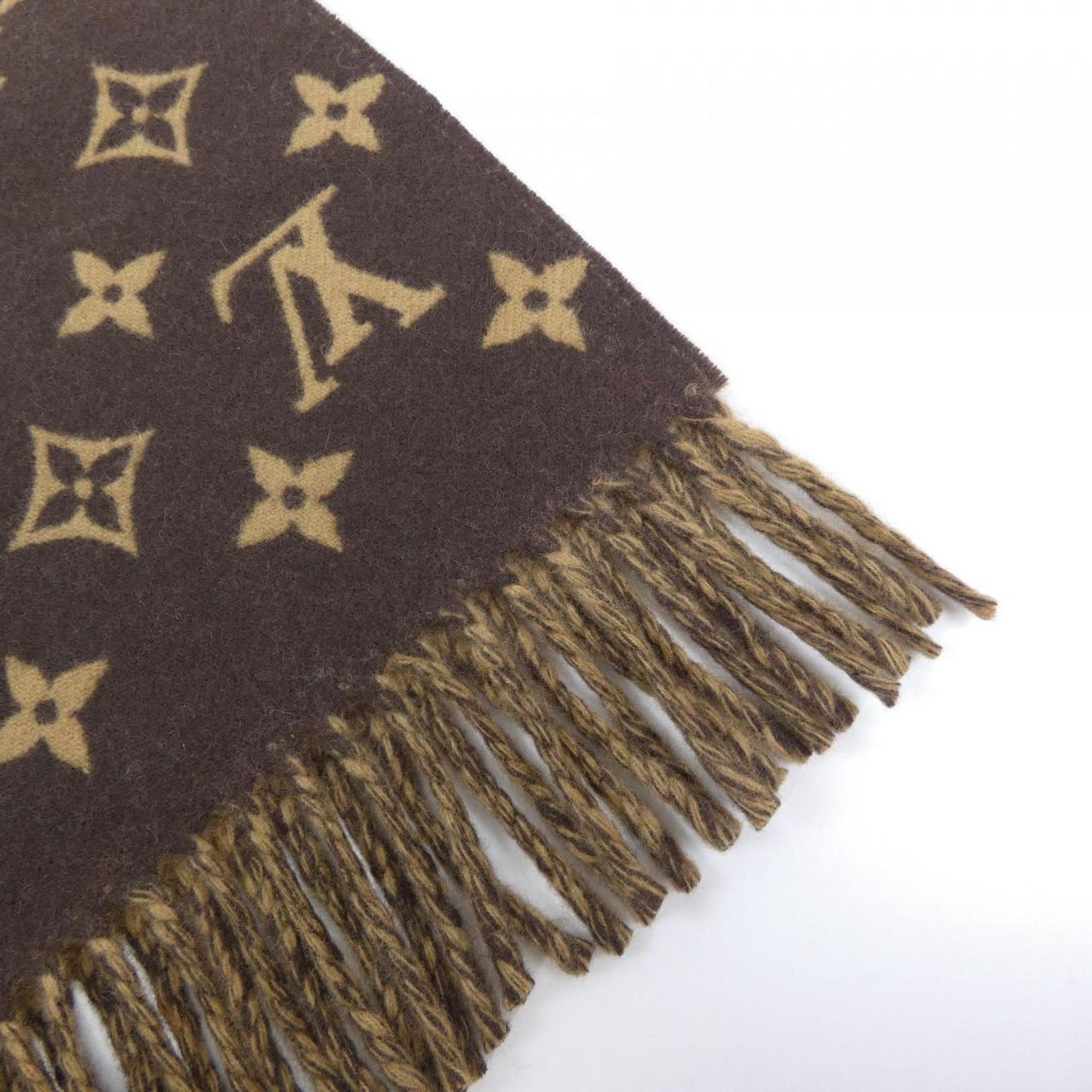 Louis Vuitton Wool Brown Scarves