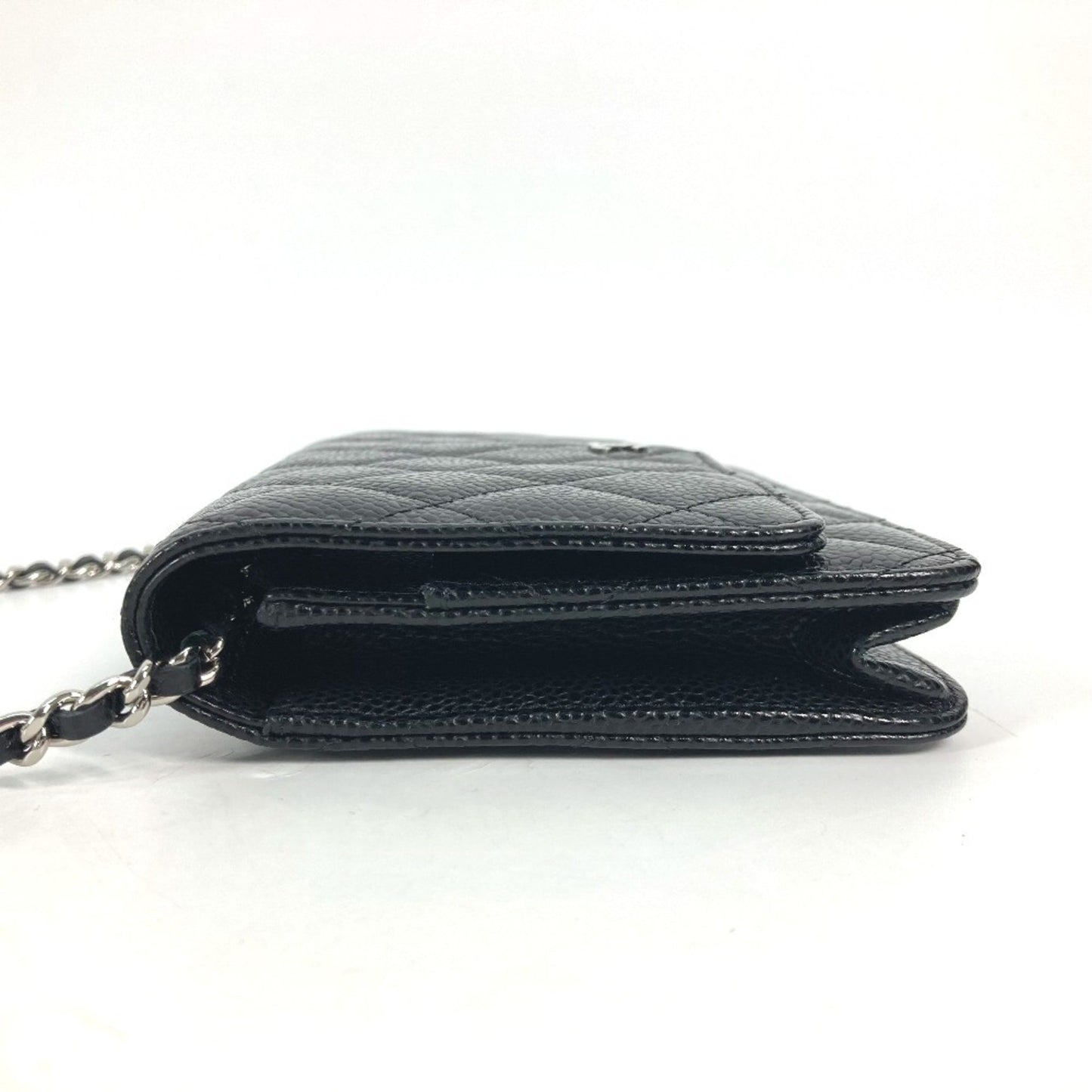 Chanel Calfskin Black Shoulder Bags