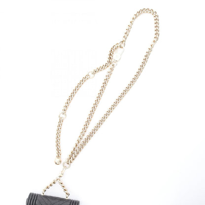 Chanel Calfskin Black Shoulder Bags