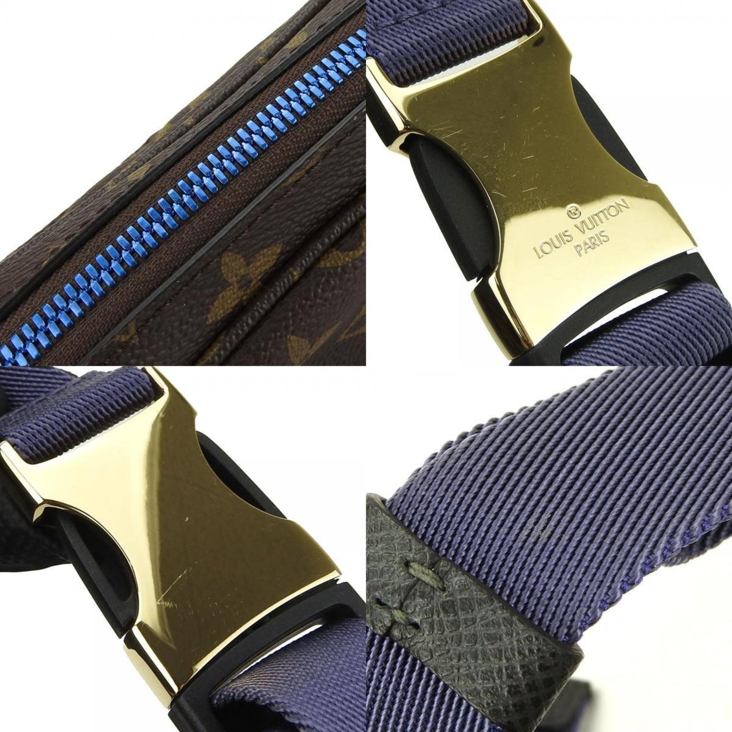 Louis Vuitton Monogram Canvas Blue Crossbody Bags
