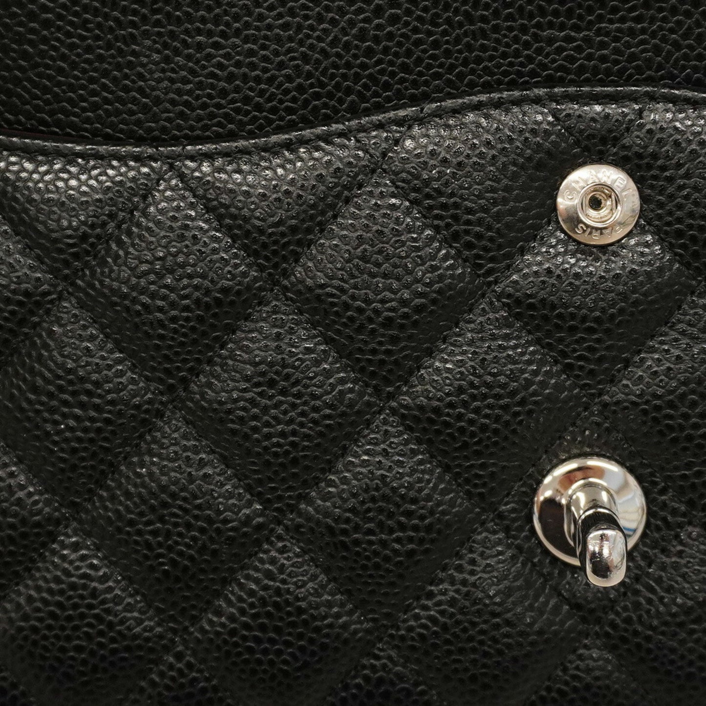 Chanel Calfskin Black Shoulder Bags