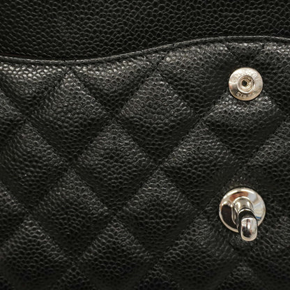 Chanel Calfskin Black Shoulder Bags