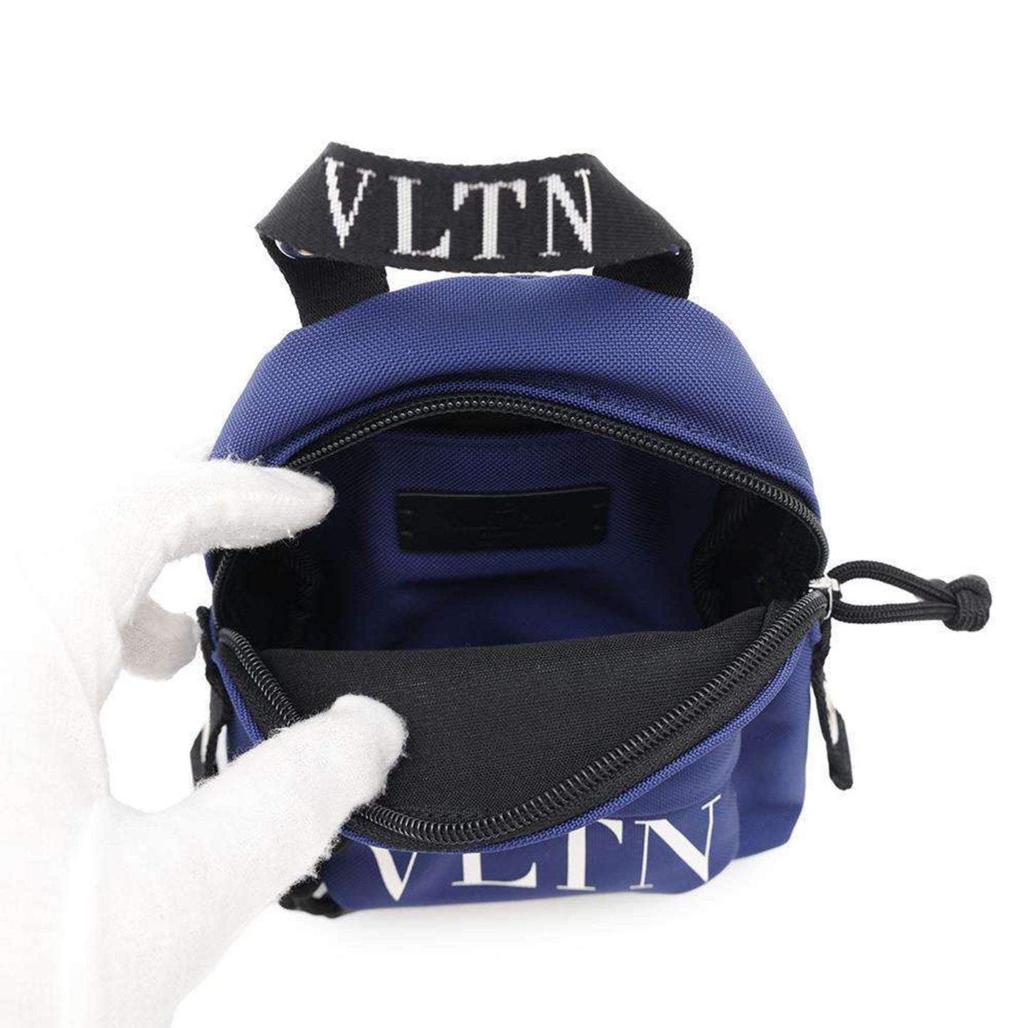 Valentino Nylon Blue Shoulder Bags