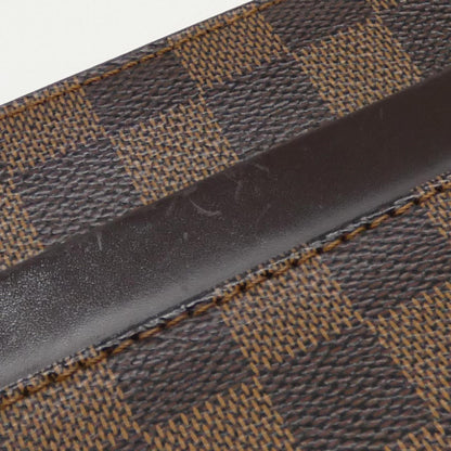Louis Vuitton Coated Canvas Brown Clutch Bags
