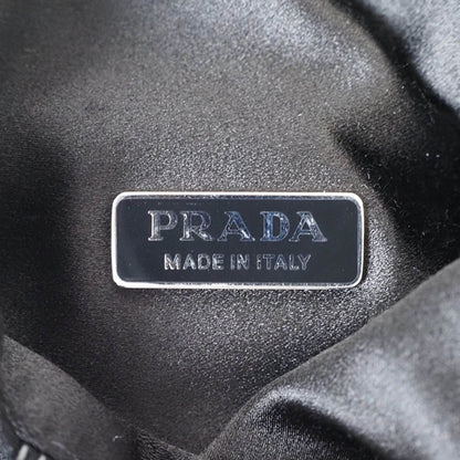Prada Satin Black Clutch Bags