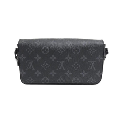 Louis Vuitton Coated Canvas Black Shoulder Bags
