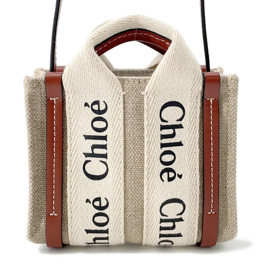 Chloé Canvas Brown Handbags