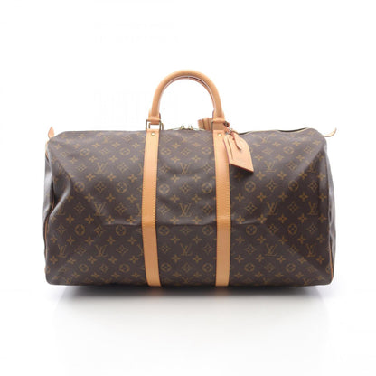 Louis Vuitton Coated Canvas Brown Travel Bags