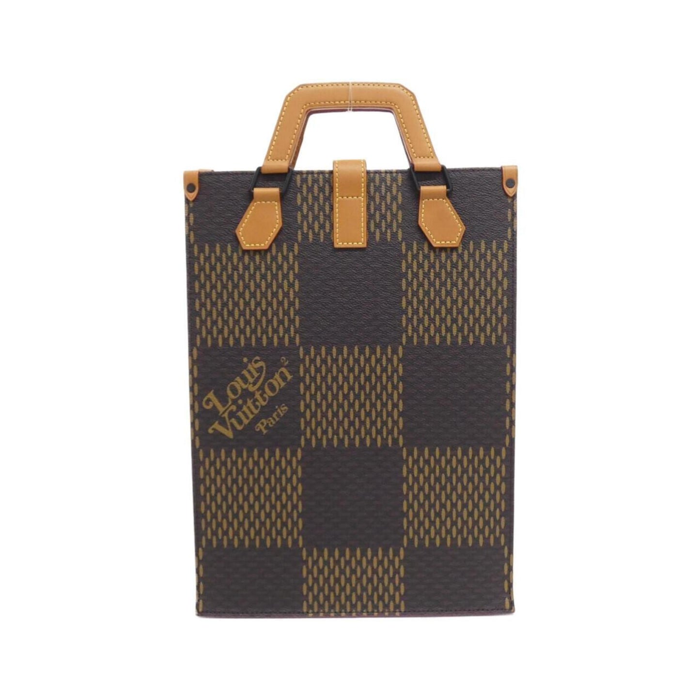Louis Vuitton Coated Canvas Brown Handbags