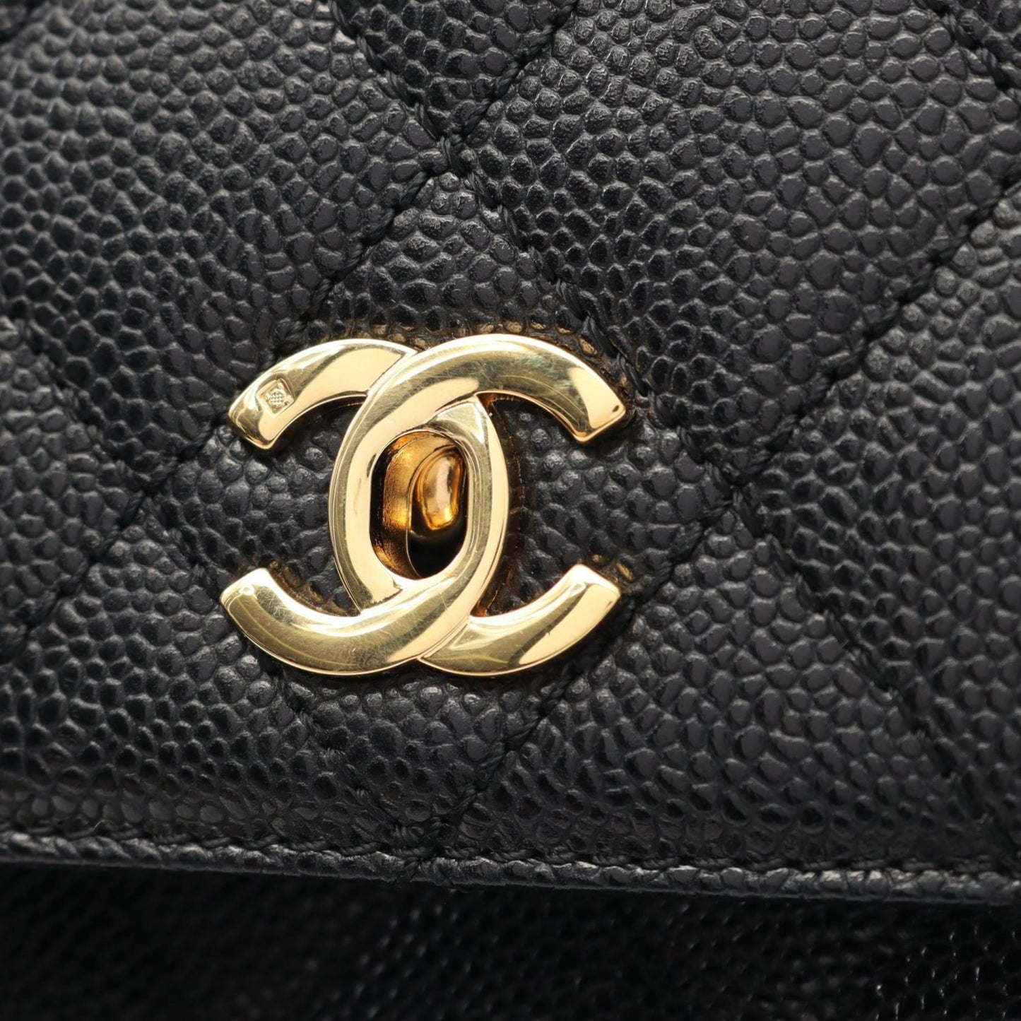 Chanel Calfskin Black Handbags