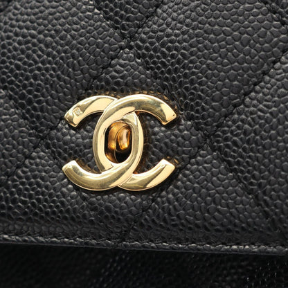 Chanel Calfskin Black Handbags