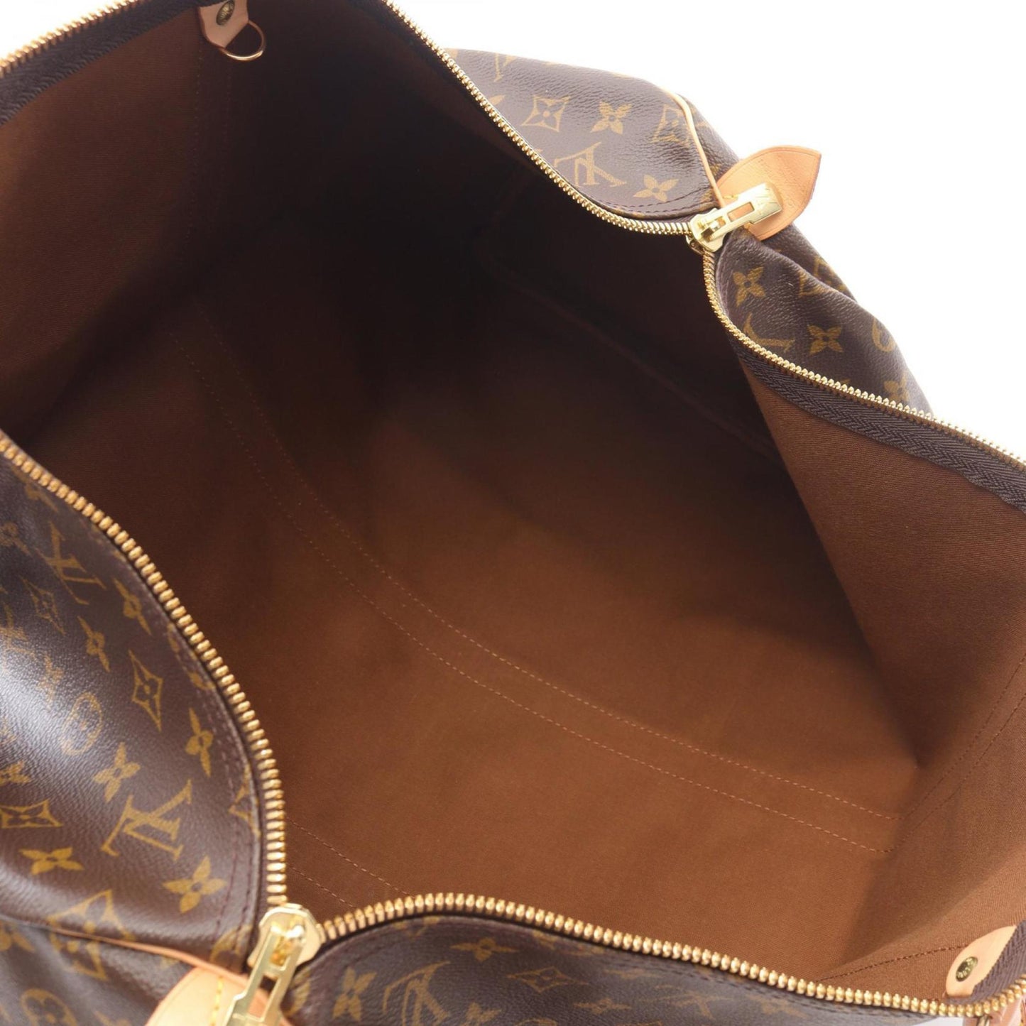 Louis Vuitton Coated Canvas Brown Travel Bags