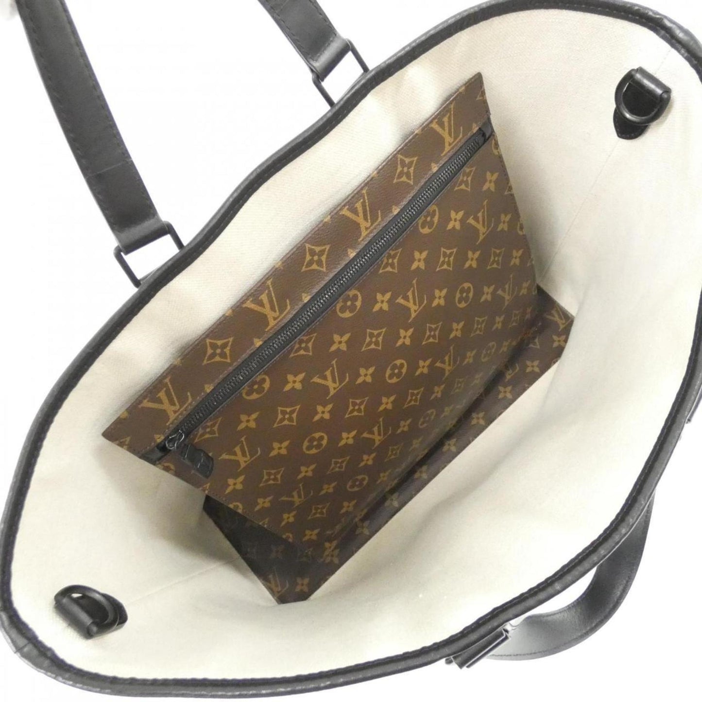 Louis Vuitton Coated Canvas Brown Handbags
