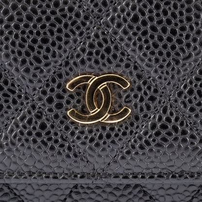 Chanel Calfskin Black Shoulder Bags