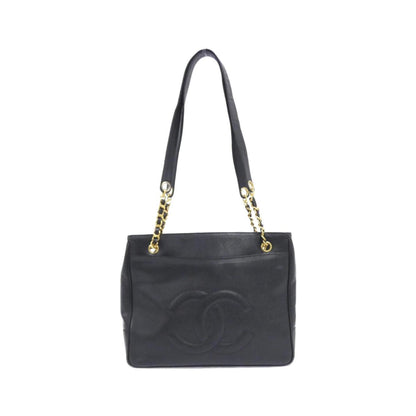 Chanel Calfskin Black Shoulder Bags