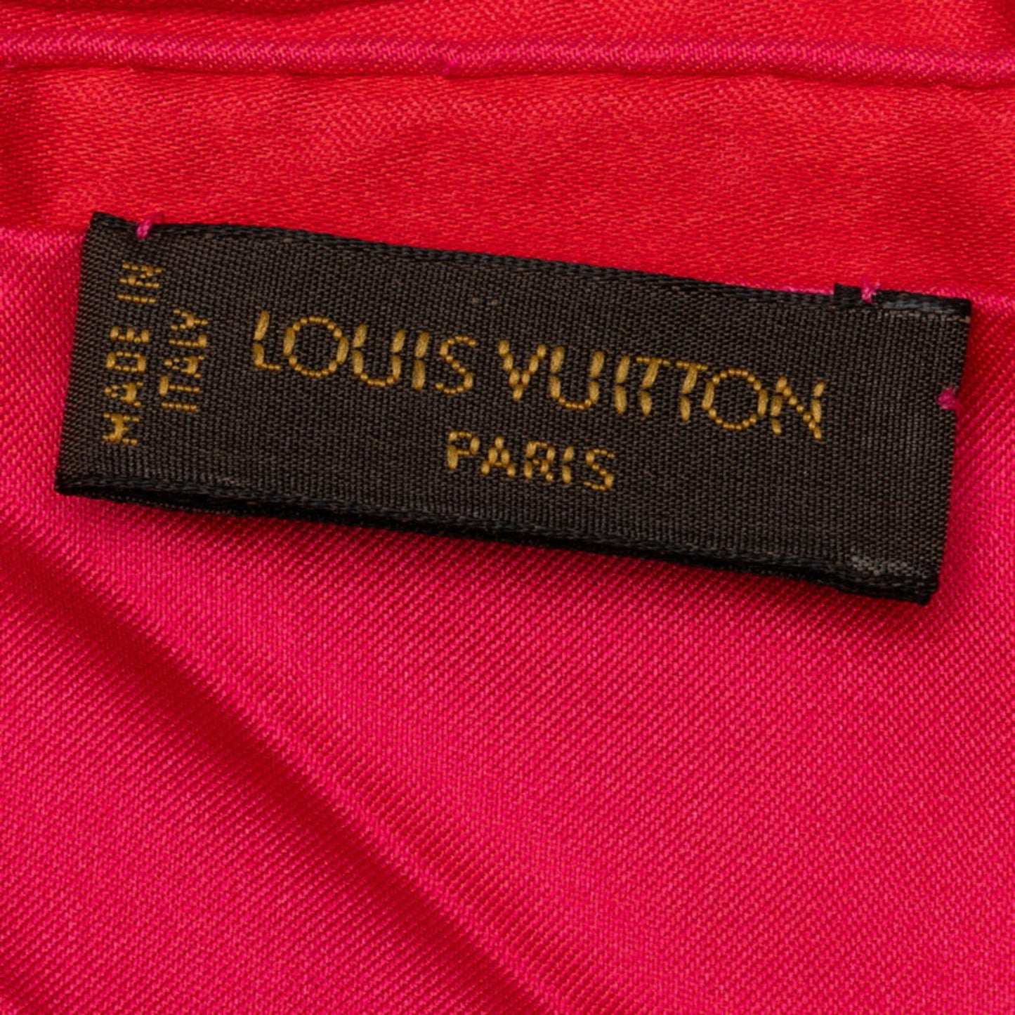 Louis Vuitton Silk Red Scarves