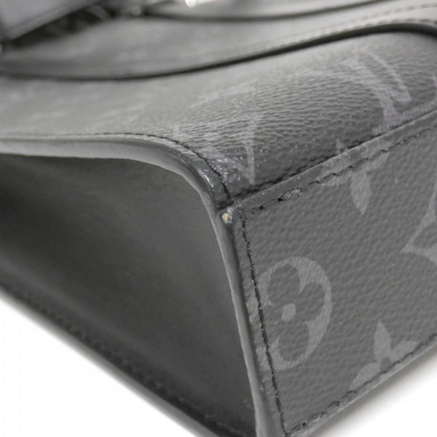 Louis Vuitton Coated Canvas Black Handbags