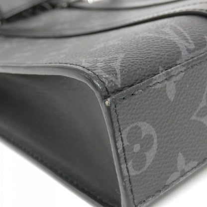 Louis Vuitton Coated Canvas Black Handbags